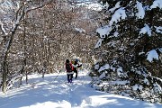 Anello invernale con neve dei TRE FAGGI da Fuipiano il 10 febbraio 2018 - FOTOGALLERY